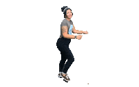 Happy Running Man Sticker by DareDevil Improv Comedy