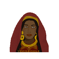 Illustration Goddess Sticker by Venus & Gaia