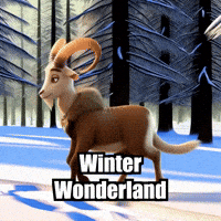 Winter Wonderland Snow GIF by Radiantelope