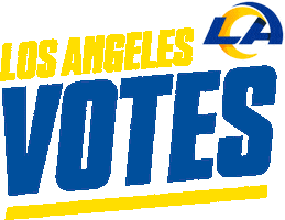 Voting Los Angeles Rams Sticker by NFL