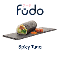 FudoSushi sushi roll zaandam fudo sushi spicy sushi roll fudo Sticker