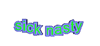 sticker text by Nicky Rojo