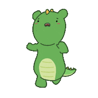 Happy T-Rex Sticker by Kennymays