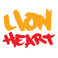 lionheartclear heart lion clear lionheartclear Sticker