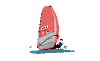 wahk sports surf surfing windsurfing Sticker