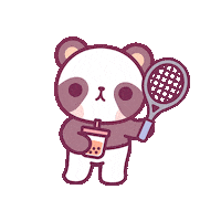 Drinking Boba Sticker by tokkitennis