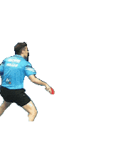 Table Tennis Greek Sticker