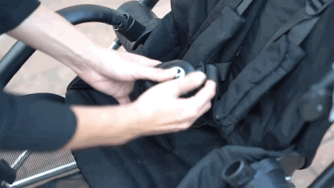 deeaibacka giphyupload baby safety stroller GIF