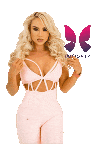butterflybykata butterflybykata butterfly by kata Sticker
