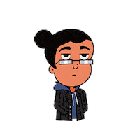 IamPaulCarbajal ilustracion pensando desing serio Sticker