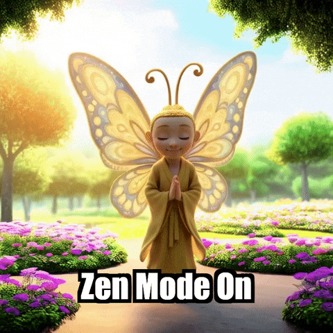 Peace Serenity GIF by BuddhaFlyJourney