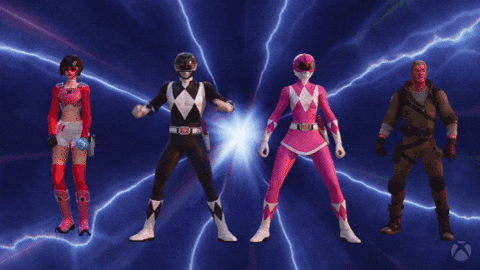Power Rangers Pose GIF by Xbox