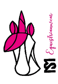 ms_equestrianwear pink magic horse unicorn Sticker
