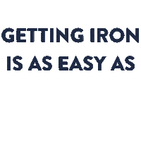 Nutrition Iron Sticker by LuckyIronFish