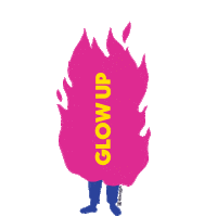 Man On Fire Sticker by Black Owl Design