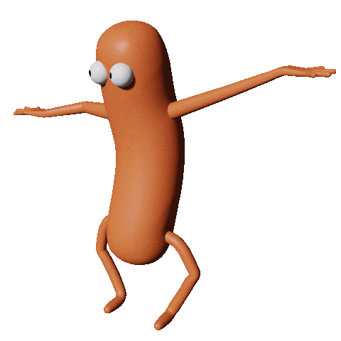 Happy Hot Dog Sticker by Formlotse