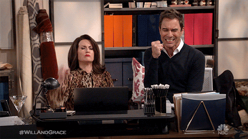 will and grace yes GIF by NBC