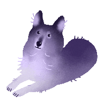 Dog Pow Sticker by Artificial Group