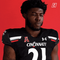 University Of Cincinnati Reaction GIF by Cincinnati Bearcats