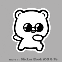 Polar Bear Dancing GIF by Sticker Book iOS GIFs