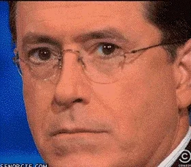 Stephen Colbert Smile GIF