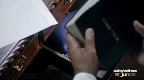 saints and sinners gun GIF by Bounce