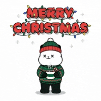 Merry Christmas GIF by Kanpai Pandas