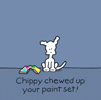 I Love You Art GIF by Chippy the Dog