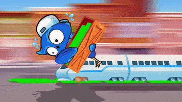 Bullet Train Train GIF by BigBrains
