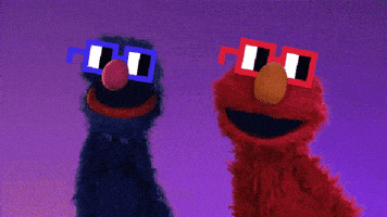 Sesame Street Love GIF by nounish ⌐◨-◨