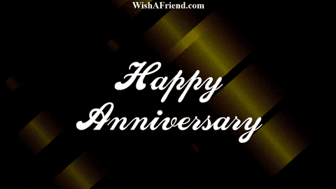 Happy Anniversary Hearts GIF by wishafriend