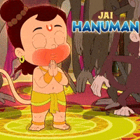 Animated Sticker Hanuman GIF by Chhota Bheem