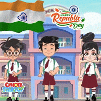 Constitution Republicday GIF by Chhota Bheem