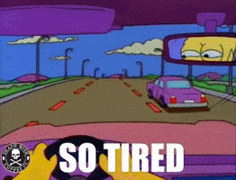 Tired Homer Simpson GIF by Death Wish Coffee