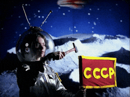 Soviet Union Moon GIF by Jason Clarke Soviet Union Moon GIF by Jason Clarke