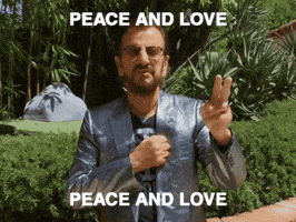 Ringo Starr Beatles GIF by Ringo Peace and Love