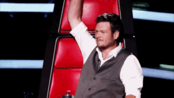 blake shelton television GIF by The Voice