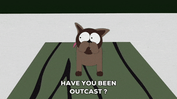 a dog on a platform GIF by South Park 