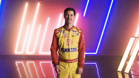Joey Logano Fist Pump GIF by NASCAR