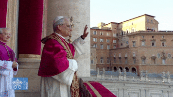 Waving Vatican City GIF by TheDreamTeam Waving Vatican City GIF by TheDreamTeam