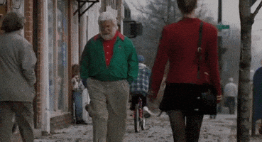 Looking Back Santa Claus GIF by filmeditor