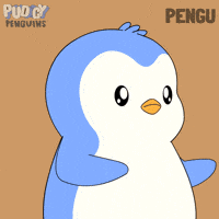 Scared Run GIF by Pudgy Penguins