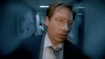 Mulder Tripping GIF by The X-Files