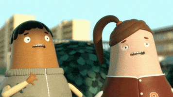 shocked animation GIF by Job, Joris & Marieke