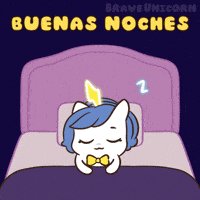 Rest Well Good Night GIF by Brave Unicorn