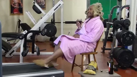 gym fail GIF