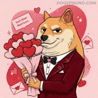 I Love You Hearts GIF by Doge Pound