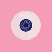 watching you blue eyes GIF by Denyse