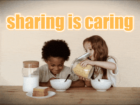 gif-Happy Lets Eat GIF by Sealed With A GIF