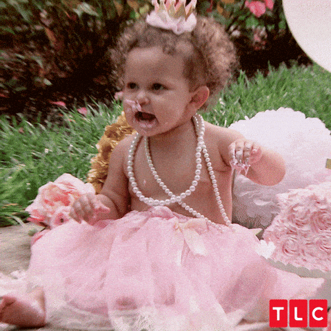 gif-Birthday Girl Eating GIF by TLC
